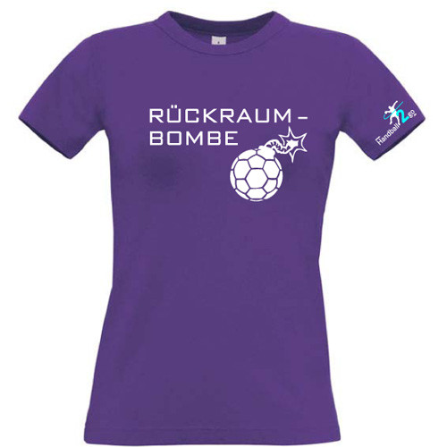 HANDBALL2GO Fun Shirt "Rückraumbombe" Damen