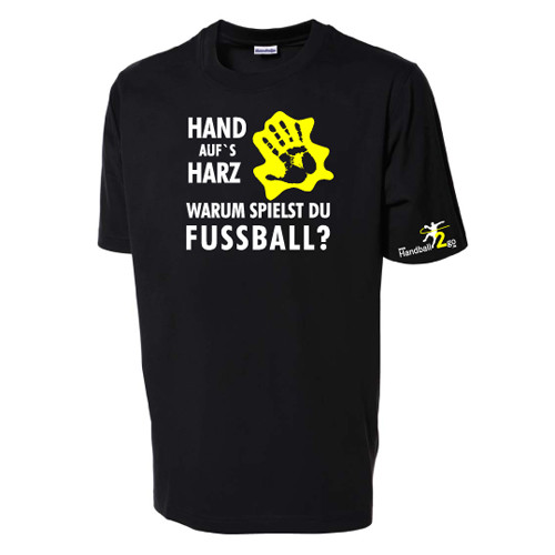 HANDBALL2GO Fun Shirt "Hand auf's Harz"