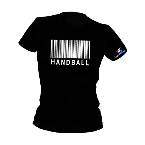 HANDBALL2GO Fun Shirt "Barcode" Damen